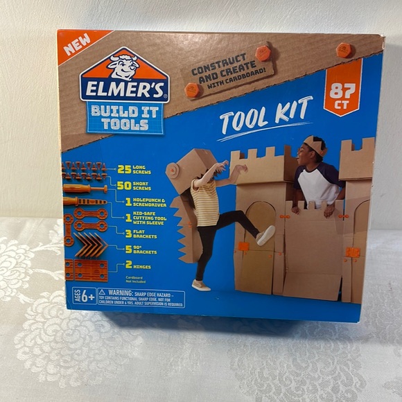 Toys Elmers Build It Cardboard Tools Craft Kit 87 Count Poshmark
